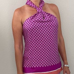 Banana Republic silk halter top